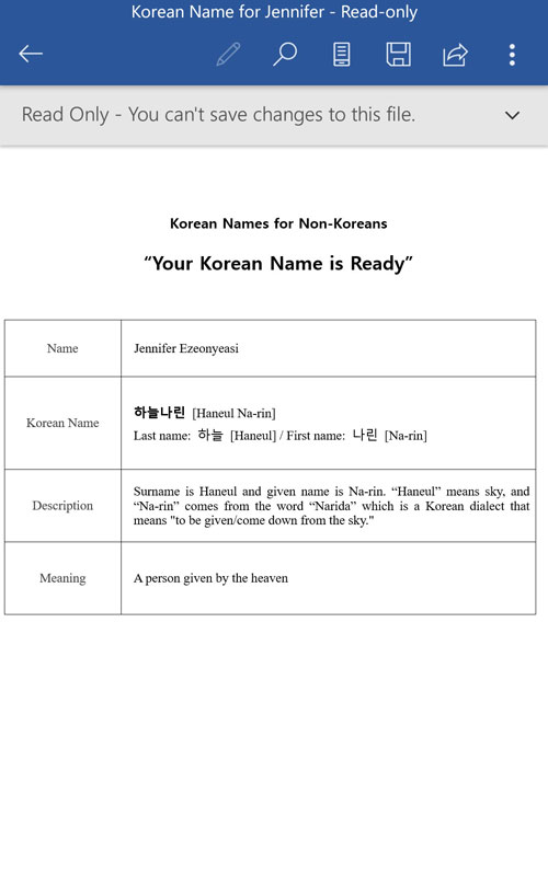The Joy Of Receiving An Official Korean Name From Seoul City Hall