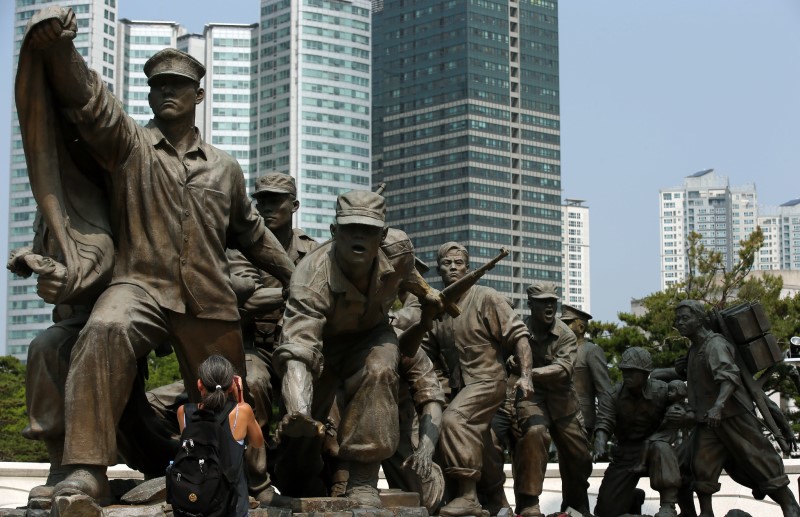 Le mémorial de guerre de Corée