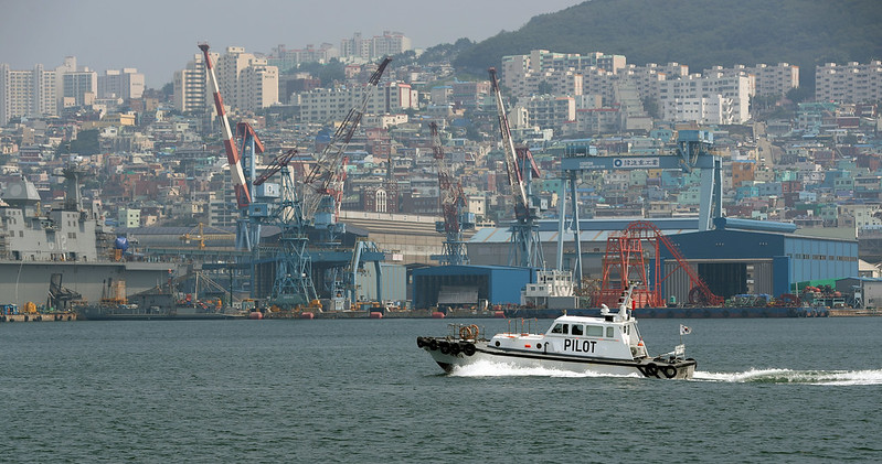 Corea es hoy un gran exportador a nivel mundial. La foto muestra el Puerto de Busan, una de las sedes más importnates de exportación del país. | Korea.net DB 