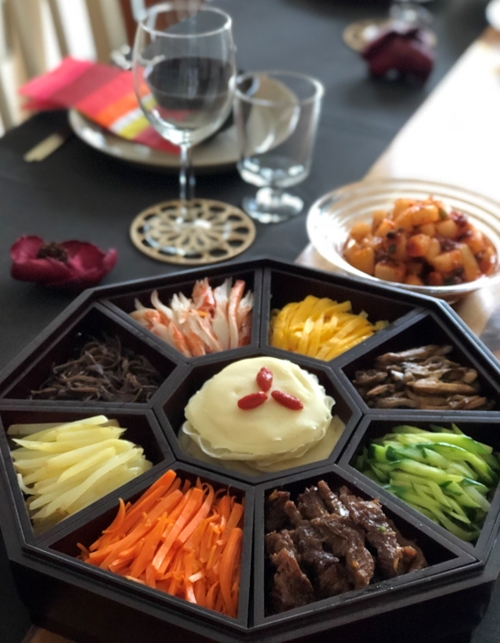 韓国料理「九節板」