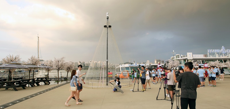 Filming for ‘Travel Korean’/ Korea.net - Photographe Jeon Han