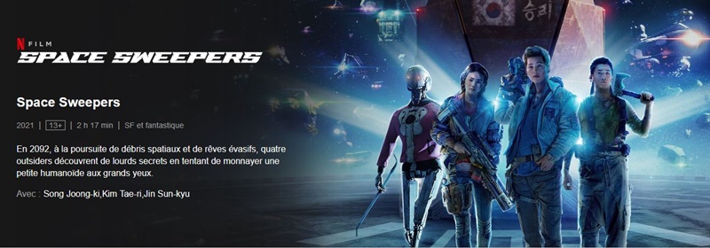 Affiche film space Sweepers NETFLIX 2021