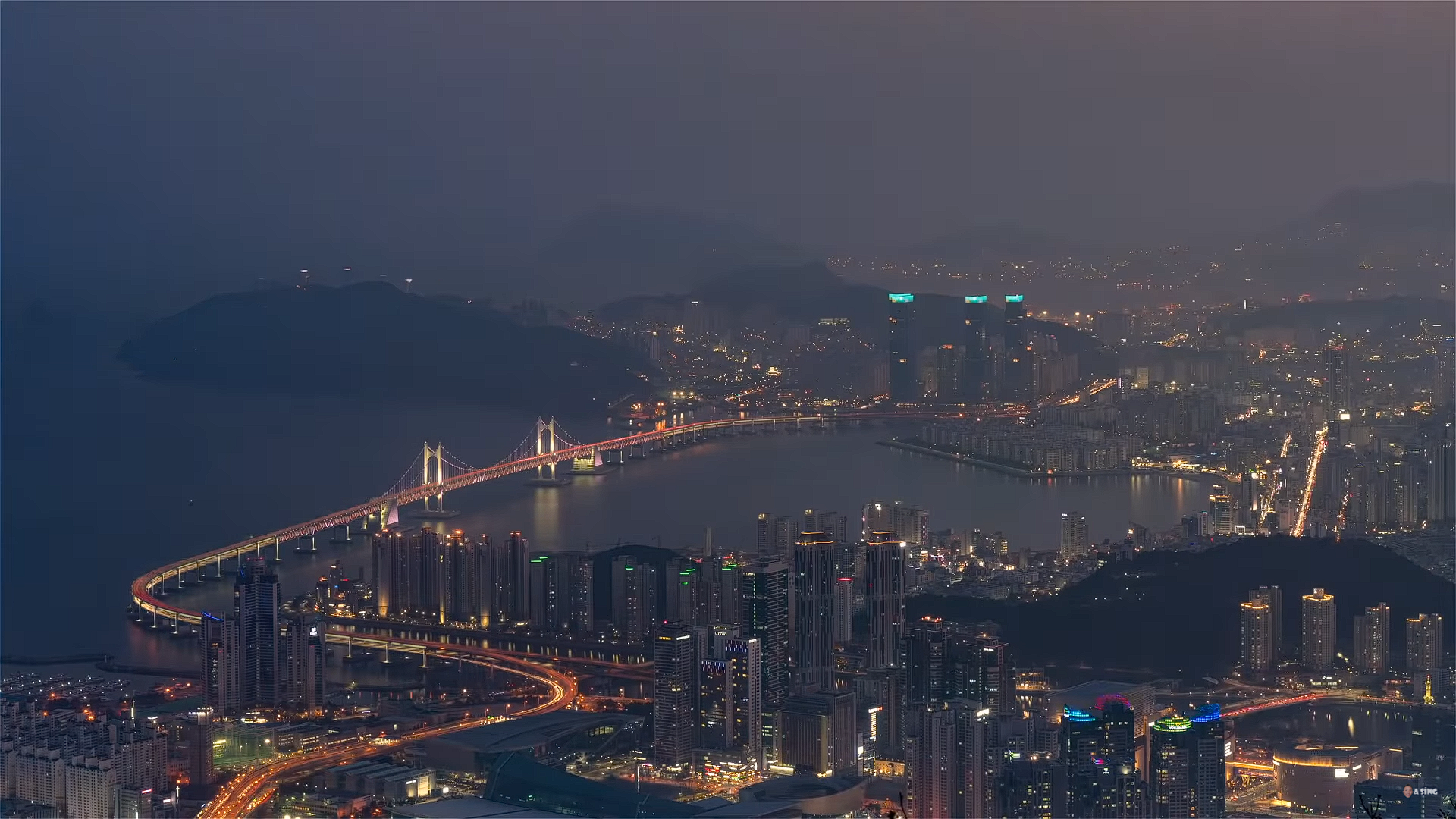 Cảnh đẹp ban đêm ở Busan đẹp nín thở : Korea.net : The official ...