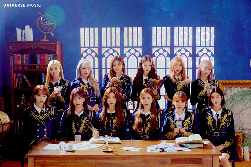 グローバル女性アイドルグループ「IZ*ONE」＝IZ*ONE 公式Twitter