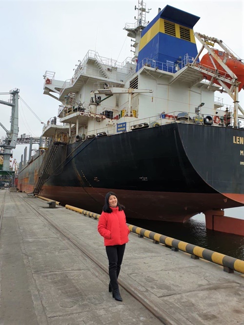 Анастасия Тен, зерновой терминал Posco International в г. Николаев, Украина
