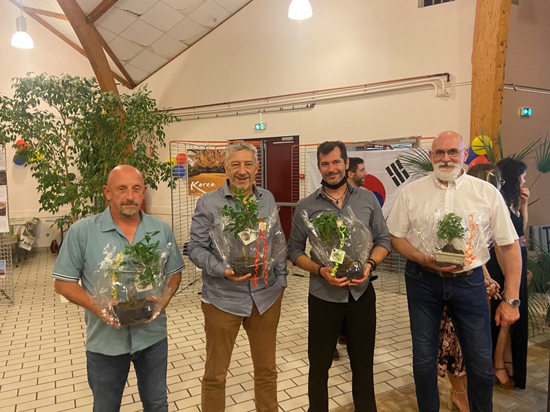 Photo 3 : Les professeurs et fondateurs du SSS TH : Jean-Yves JUIN, Didier HERISSON, Yoann HUGOT, Eric DORGET (crédits photos Club St Seb Morsent)