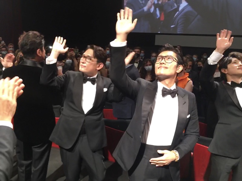 Soirée au Festival de Cannes en présence de Song Kang-ho, Lee Byun-hun, Yim Si-wan, et le réalisateur Han Jae-rim. ⓒ Jésus Castro-Ortega