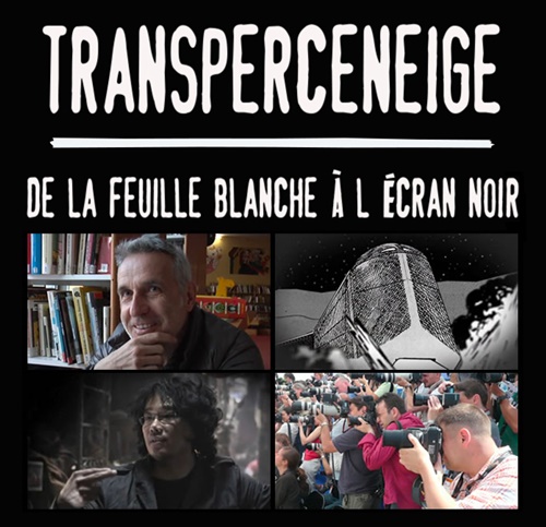 Affiche du documentaire « Transperceneige, de la feuille blanche à l’écran noir ».( Crédits photos Grab the Cat)