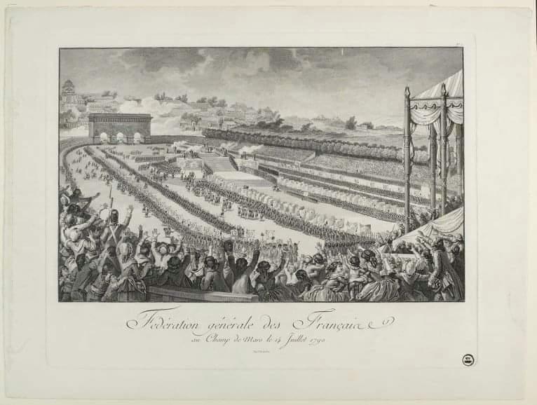 Fédération générale des Français au Champ de Mars, le 14 juillet 1790
