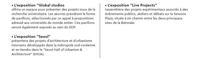 Photo 4 et 5 : Les expositions de la SBAU2021 © Dossier de Presse