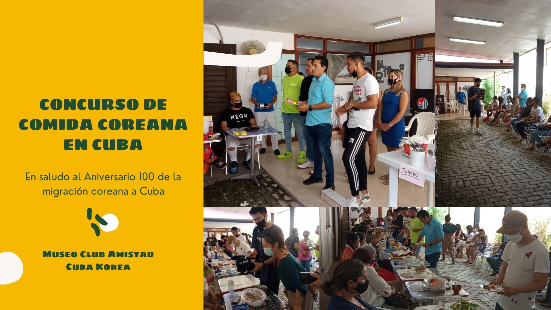 Concurso de Comida Coreana en saludo al Aniversario 100 de la migración coreana a Cuba. | Facebook de Cubakorea