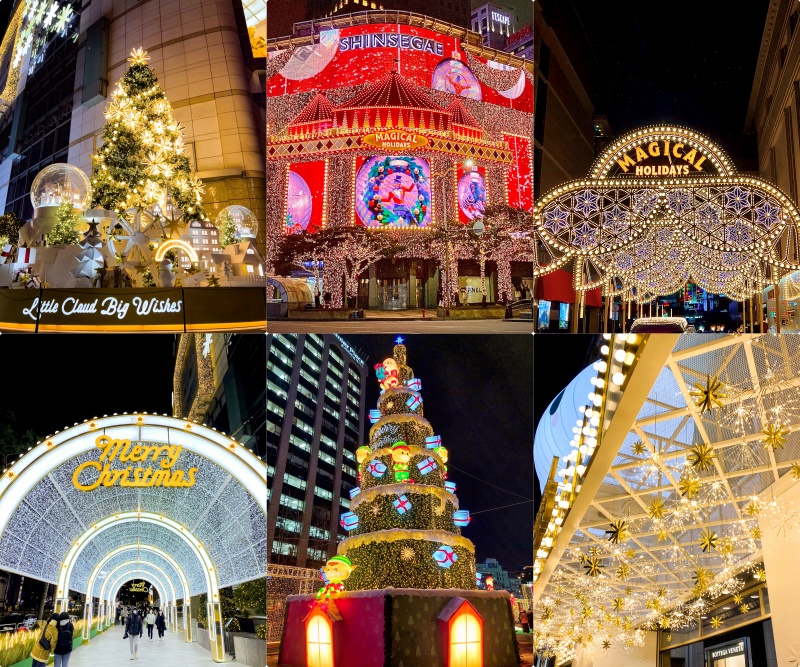 Auch in Südkorea werden zur Weihnachtszeit die Straßen mit bunten Lichtern und Dekorationen geschmückt. ⓒ Joung Haseung, Anaïs Faure and Yoon Hee-young/Korea.net