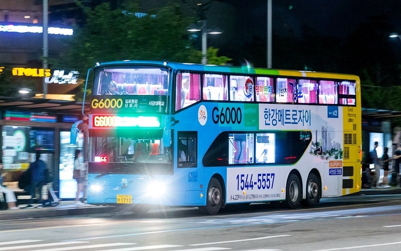 Автобусы в Корее. / Фото: Korea.net.