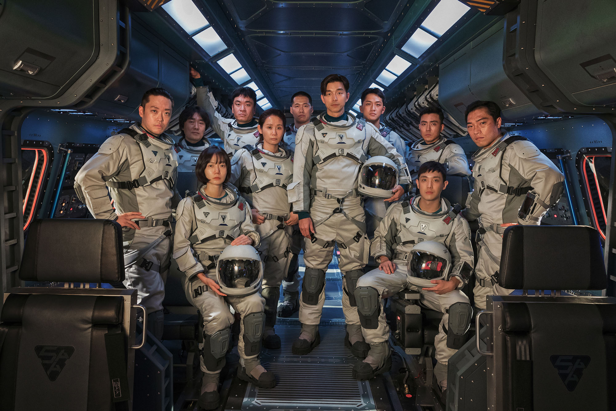 奈飞（Netflix）科幻韩剧《寂静之海》剧照。图片来源：奈飞