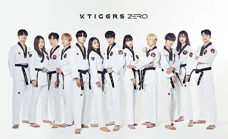 Không chỉ dừng lại ở một nhóm nhảy cover theo phong cách Taekwondo mà còn cho ra mắt nhóm nhạc thần tượng với tên gọi K-Tigers Zero. (Ảnh: Trang Facebook chính thức của K-Tigers Co., Ltd)