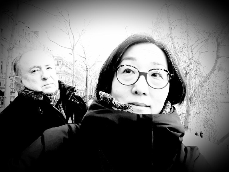 Photo 3 : Yumi Han et Hervé Péjaudier ( crédits photos Yumi Han)