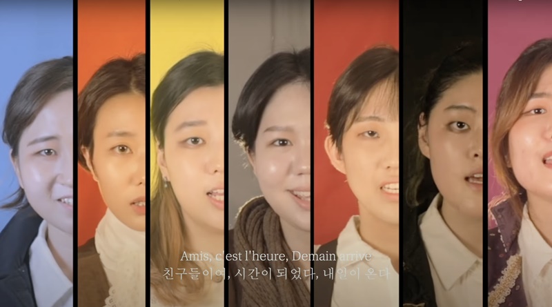Extrait de la comédie musicale « Les Misérables » - « Le Grand Jour » tiré du medley © EWHA ENSEMBLE
