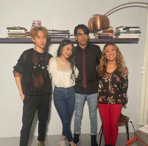 Yujon Jolyn Maxime et No Yon au Bootcamp artistique