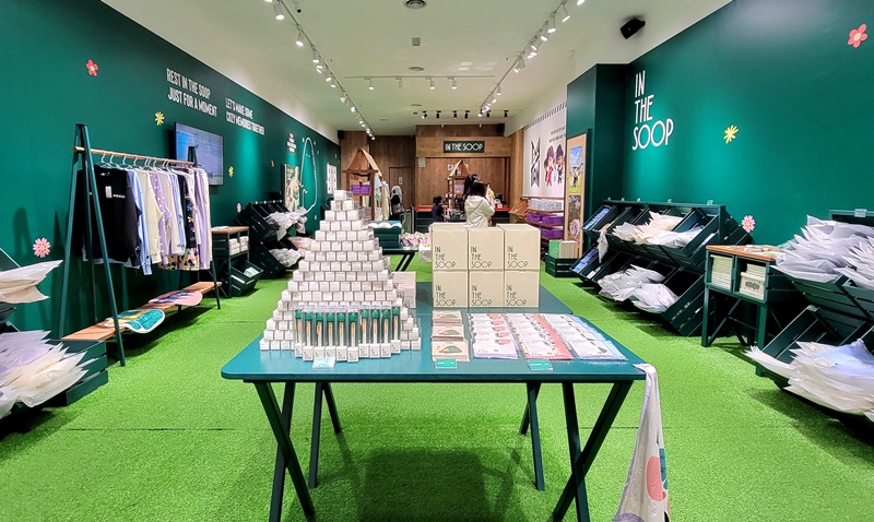 图为“In The Soop”快闪店。韩宣网名誉记者张欣蕾 摄