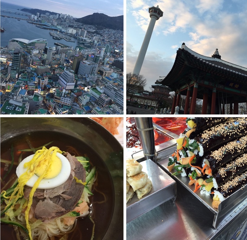 過去の釜山旅行＝栗原みほ撮影