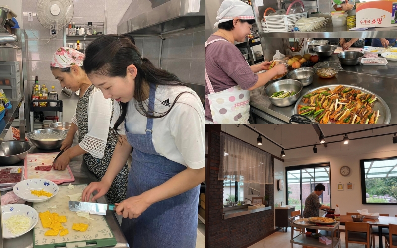 Mỗi người đều say sưa và tâm huyết với món ăn mình phụ trách. (Ảnh: Nguyễn Mai Hạnh)