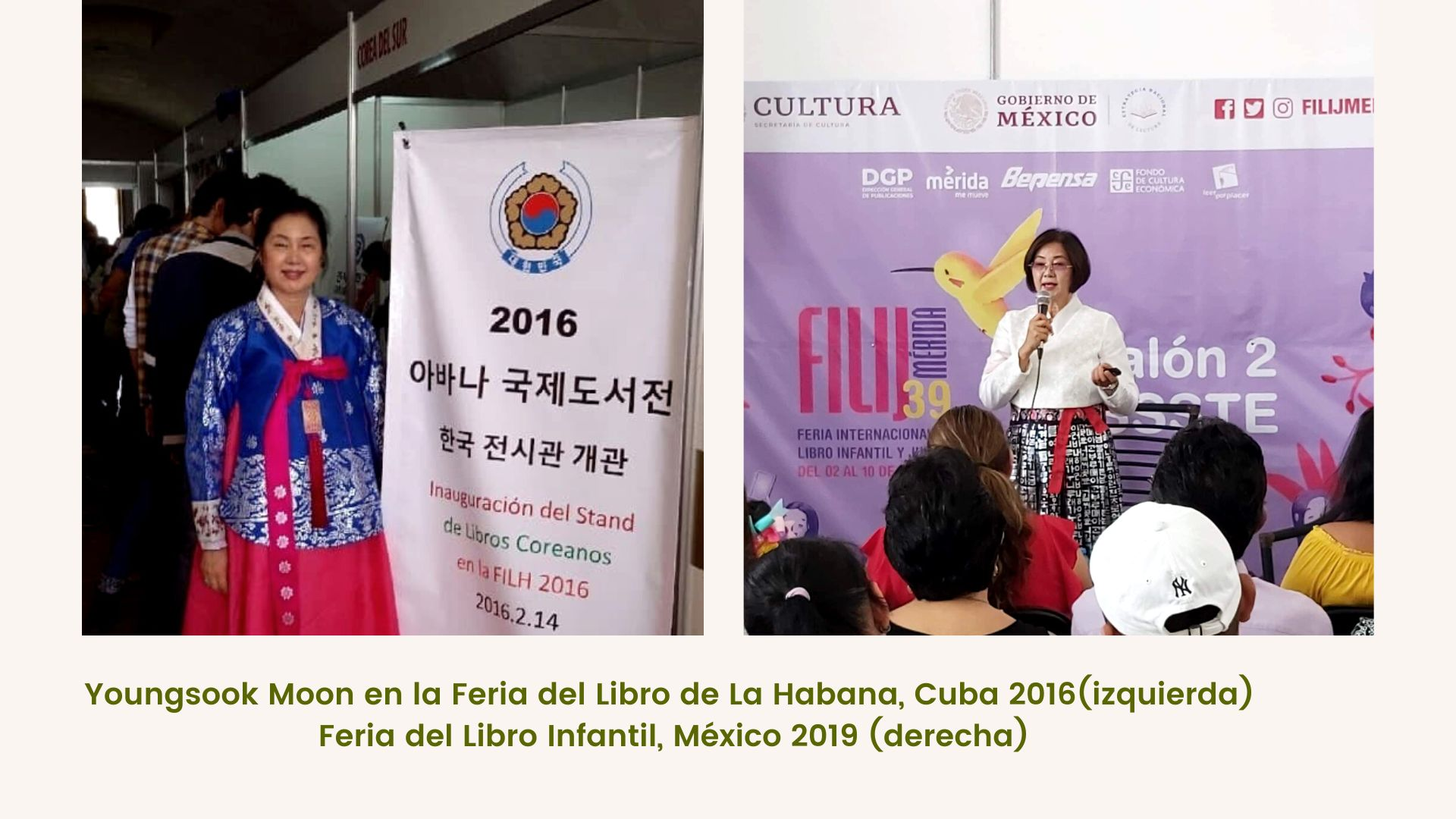 Exhibición de 'Los niños del henequén' en ferias internacionales del libro en Cuba y México. 