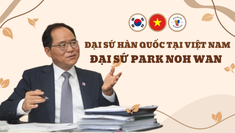 Đại sứ Hàn Quốc tại Việt Nam Park Noh Wan đã hoàn thành xuất sắc nhiệm kỳ 3 năm vào tháng 10/2022. (Ảnh: Đại sứ quán Hàn Quốc tại Việt Nam, Biên tập: Trần Thị Phương Thu)