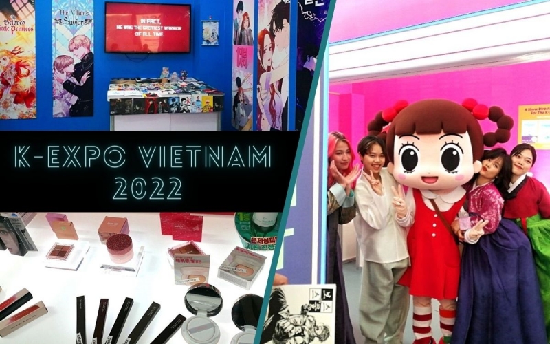 K-EXPO VIETNAM 2022 vừa diễn ra với nhiều hoạt động hấp dẫn. (Ảnh: Lưu Thị Thu Loan)