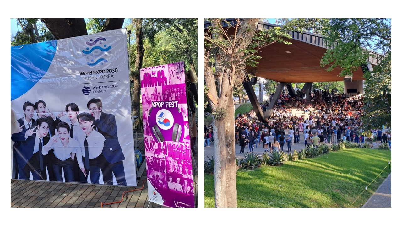 Muchos salvadoreños tuvieron la oportunidad de disfrutar el KPOP Fest en el anfiteatro del Parque Cuscatlán en San Salvador
