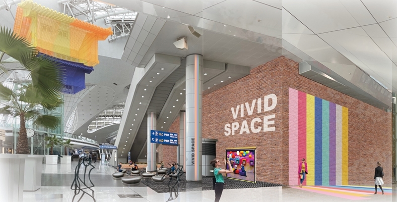 仁川国際空港にオープンした「VIVID SPACE」
