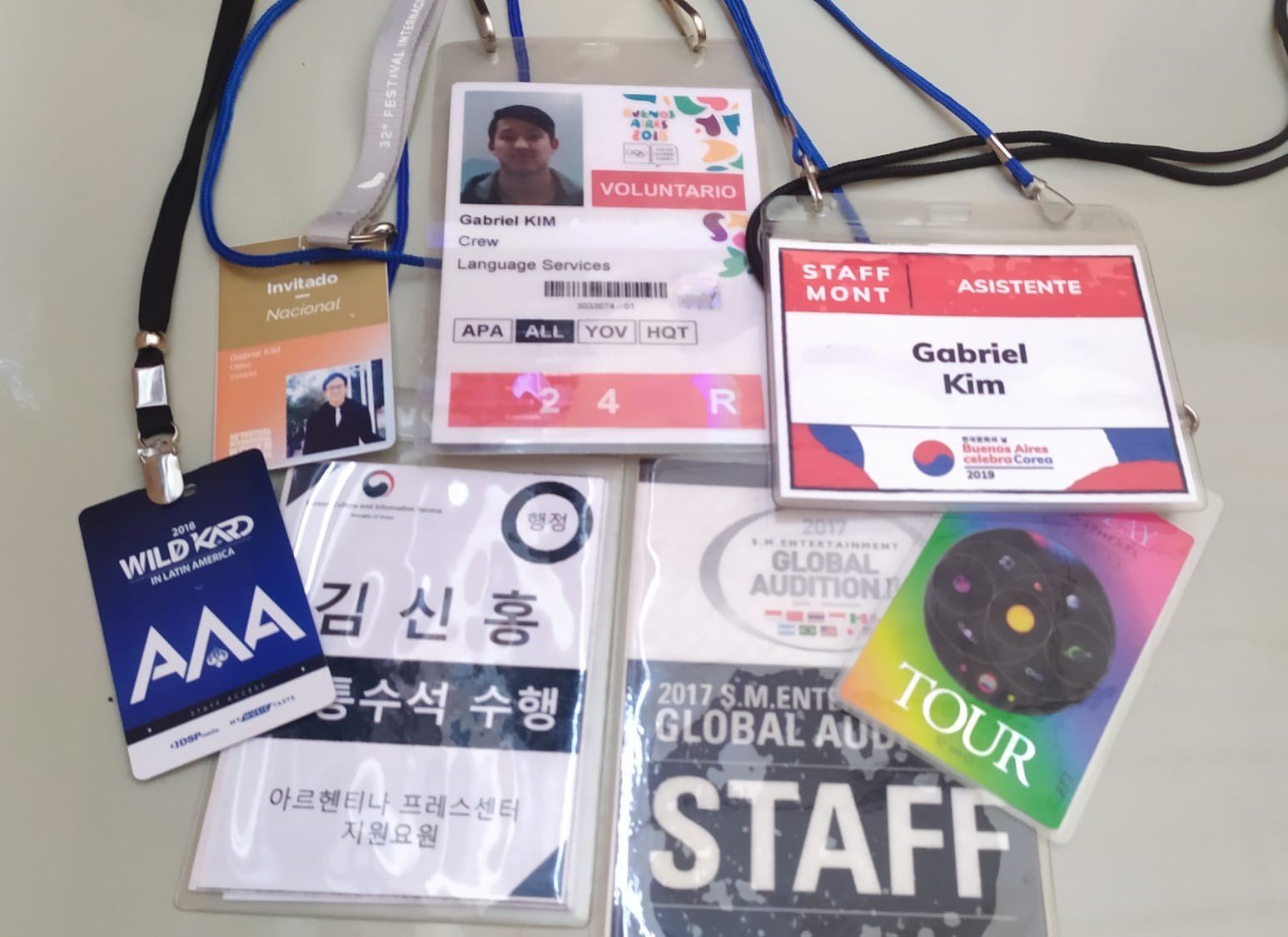  Gabriel Kim trabajó como intérprete en los ámbitos gubernamental, cultural y del entretenimiento