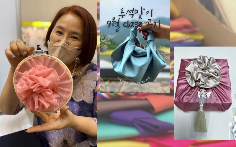  La foto muestra el trabajo de la artista e instructora Kim Jiyeon
