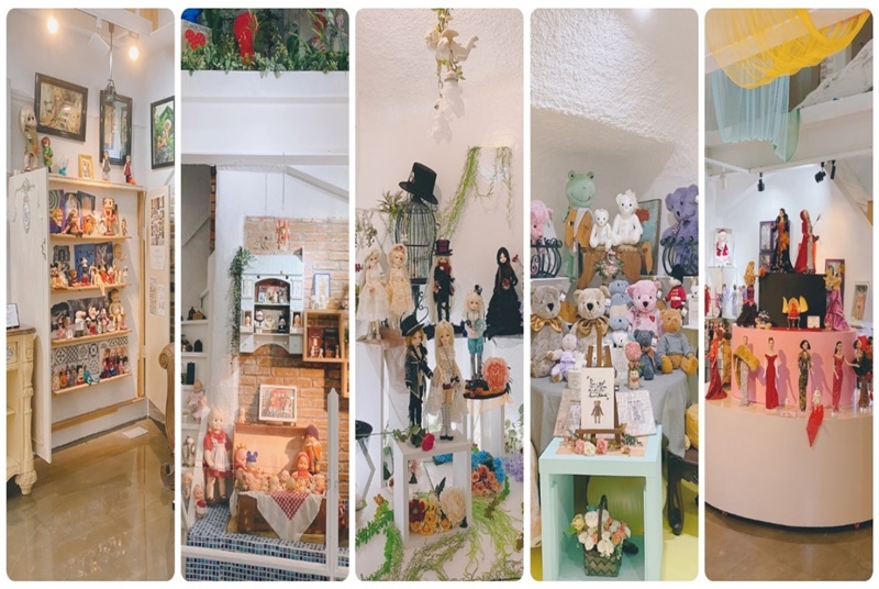 Bảo tàng có 3 tầng với các khu vực trưng bày từ các loại gấu tới búp bê Barbies, búp bê của các quốc gia và khu vực trên thế giới. (Ảnh: Nguyễn Thị Huyền Trang)
