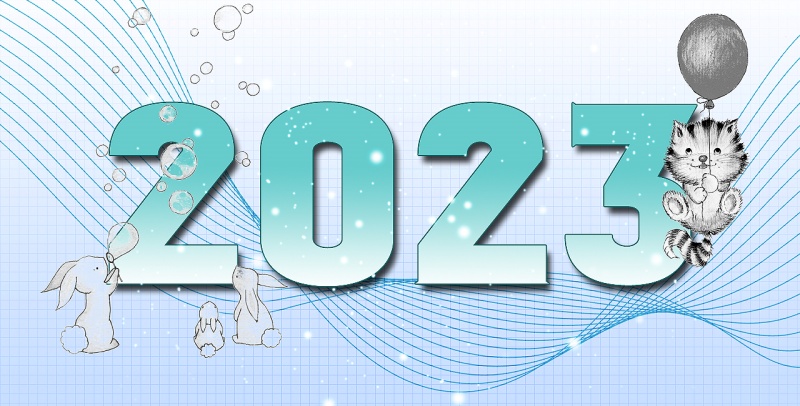 Năm 2023 được biểu trưng bởi 2 linh vật con thỏ và con mèo lần lượt đại diện cho văn hóa độc đáo ở Hàn Quốc và Việt Nam. (Ảnh: Vũ Đỗ Hải Hà)