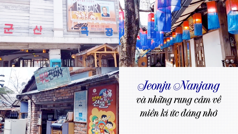 Jeonju Nanjang không chỉ là địa điểm thu hút thế hệ trẻ khám phá, tìm hiểu về lịch sử thời hậu chiến mà nó còn gợi lên những rung cảm ấm áp liên kết các kí ức đáng nhớ của thế hệ những người trong độ tuổi 40, 50, 60. (Ảnh: Chụp màn hình trên kênh YouTube 써니는맑음sunnyissunny, Biên tập: Vũ Đỗ Hải Hà)