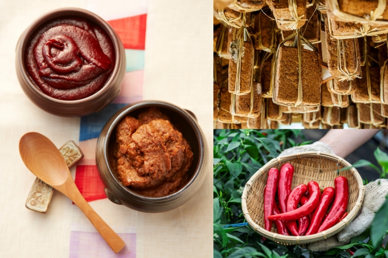 Một số kiểu thực phẩm lên men như Deonjang hay Gochujang chứa đựng tính thẩm mỹ của cả một “quá trình kiên nhẫn chờ đợi” công phu trong thời gian dài. (Ảnh: iclickart)
