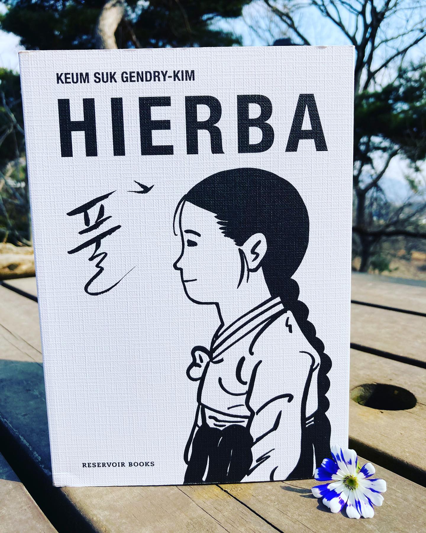 Portada de la edición en español de la novela gráfica ‘Hierba’ | Cuenta oficial de Keum Suk Gendry-Kim en Instagram