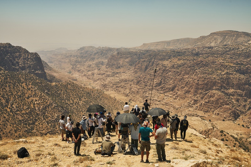 Tournage en Jordanie © Plus M Entertainment