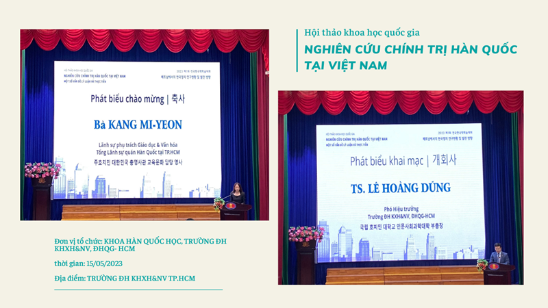 Đại diện các bên phát biểu khai mạc và phát biểu chào mừng (Ảnh: Phùng Thị Thu Sang)