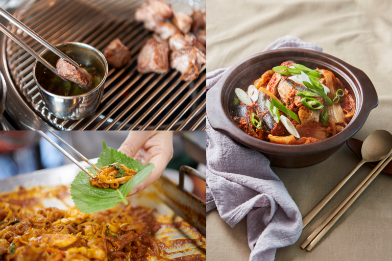 Đồ ăn Hàn thường được ăn ở chảo hay nồi nóng. (Ảnh: iclickart)