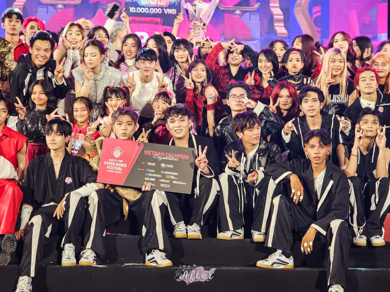 UNWRECKABLE trở thành nhóm nhảy đại diện Việt Nam giành cơ hội và tham gia cuộc thi “K-pop Cover Dance Festival World Final” được tổ chức tại thành phố Seoul (Hàn Quốc) vào tháng 9 tới. (Ảnh: Trần Phạm Lam Trường)