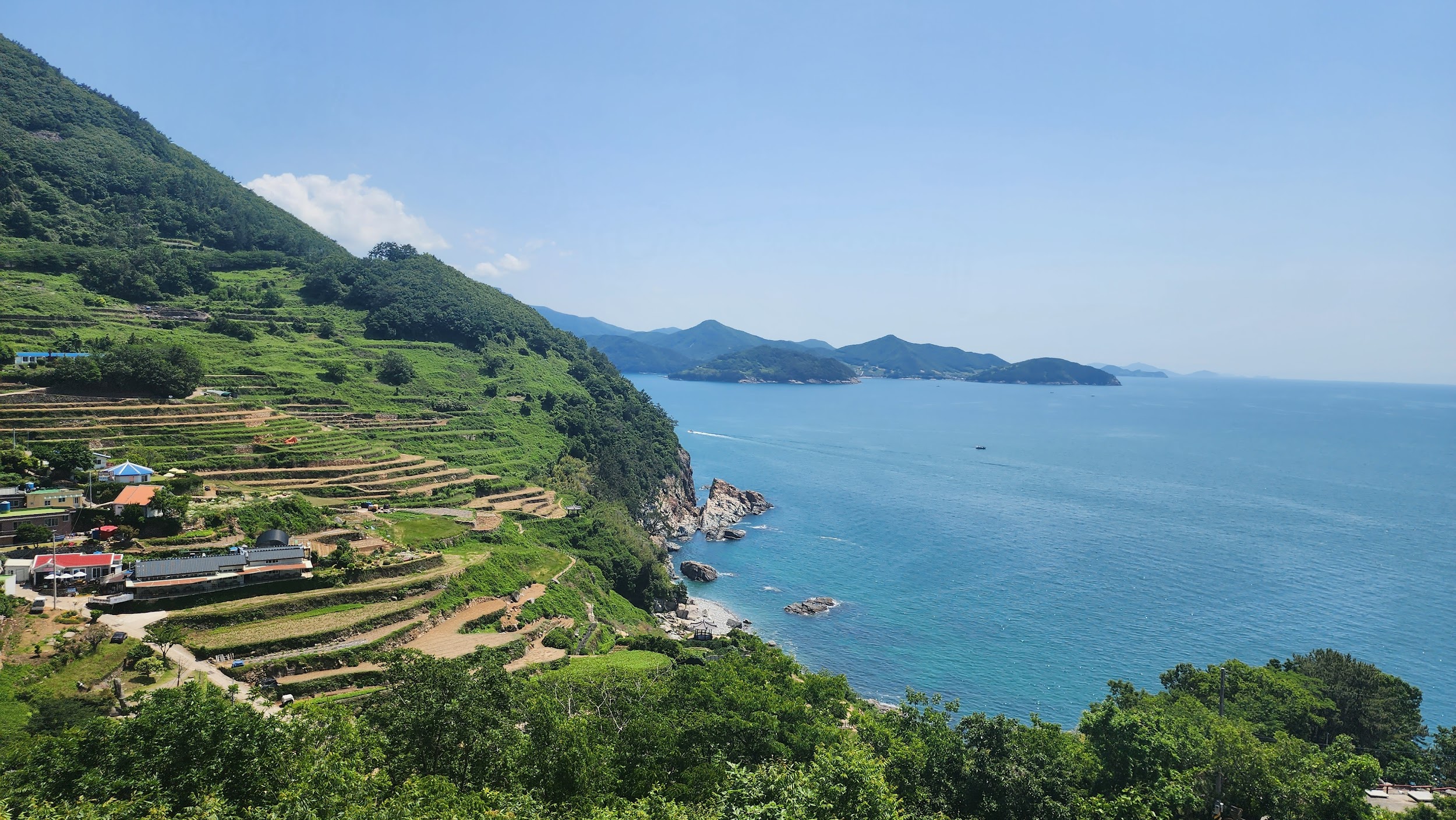Panorama depuis le Gacheon Daraengi Village