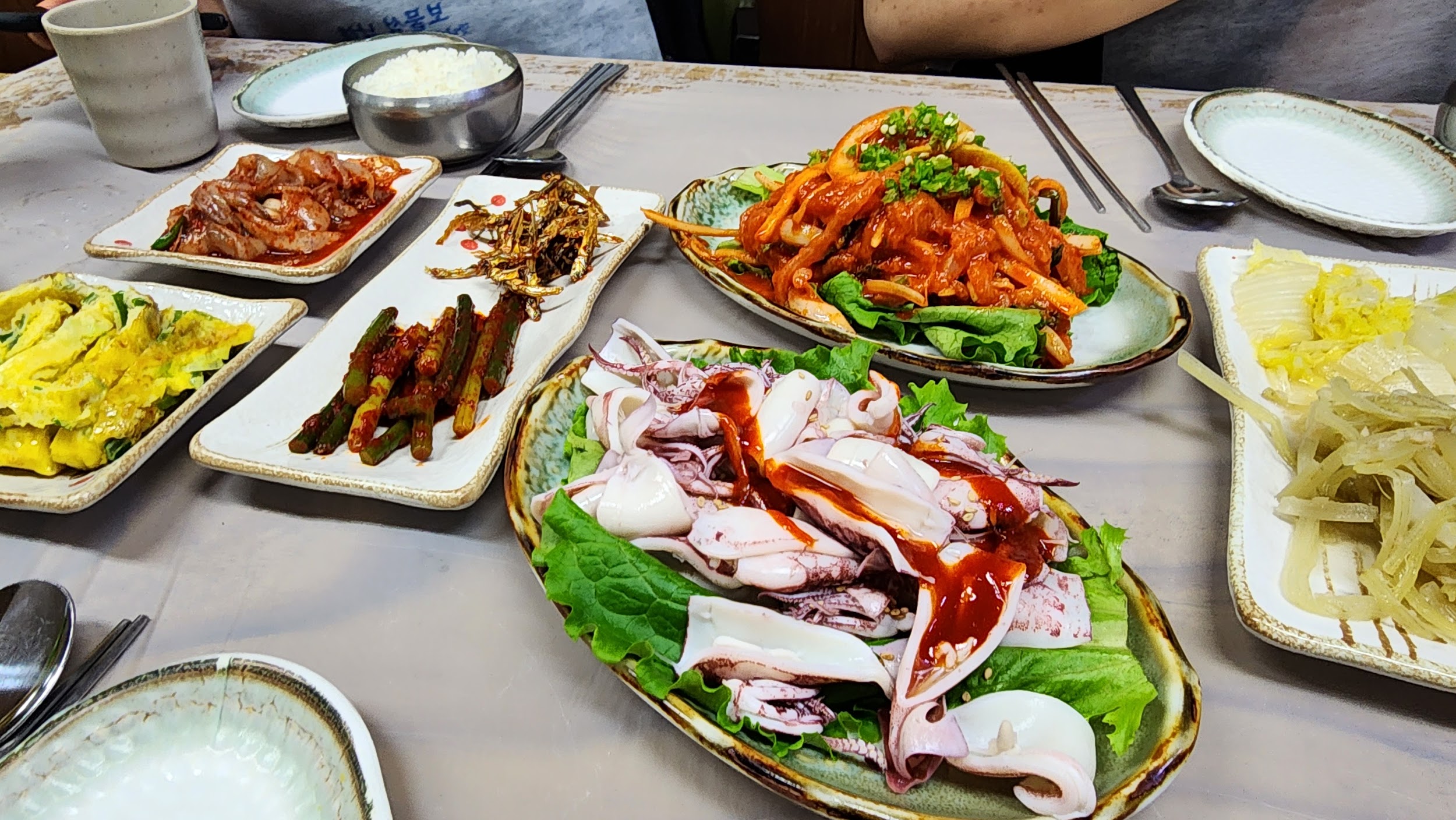 Poulpe au chojang.