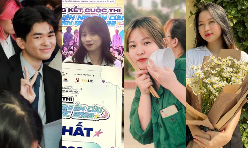 Đội 우리 bao gồm 4 thành viên tính từ trái sang phải: Nguyễn Quang Sáng, Nguyễn Hồng Anh, Nguyễn Thị Phương Linh, Khổng Phương Thảo. (Ảnh: Nguyễn Hồng Anh) 