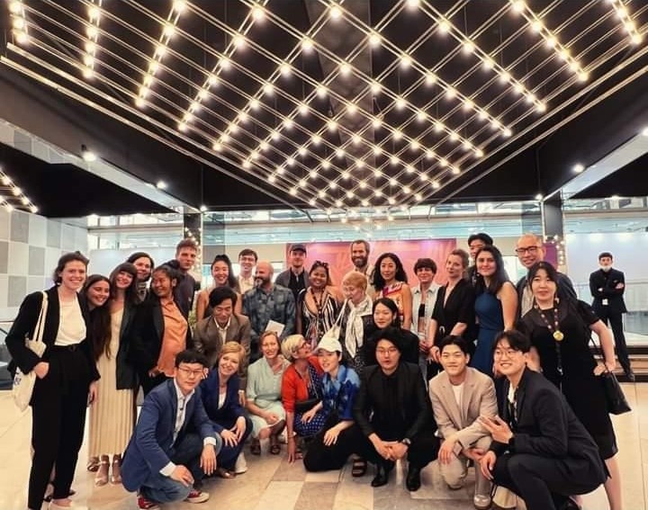L'équipe de Retour à Séoul au Festival de Cannes. © Laure Badufle