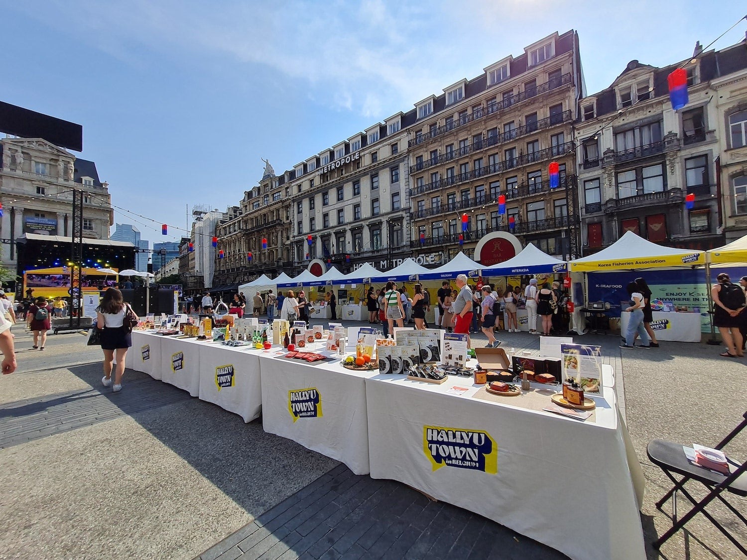 L'un des nombreux stands du festival.