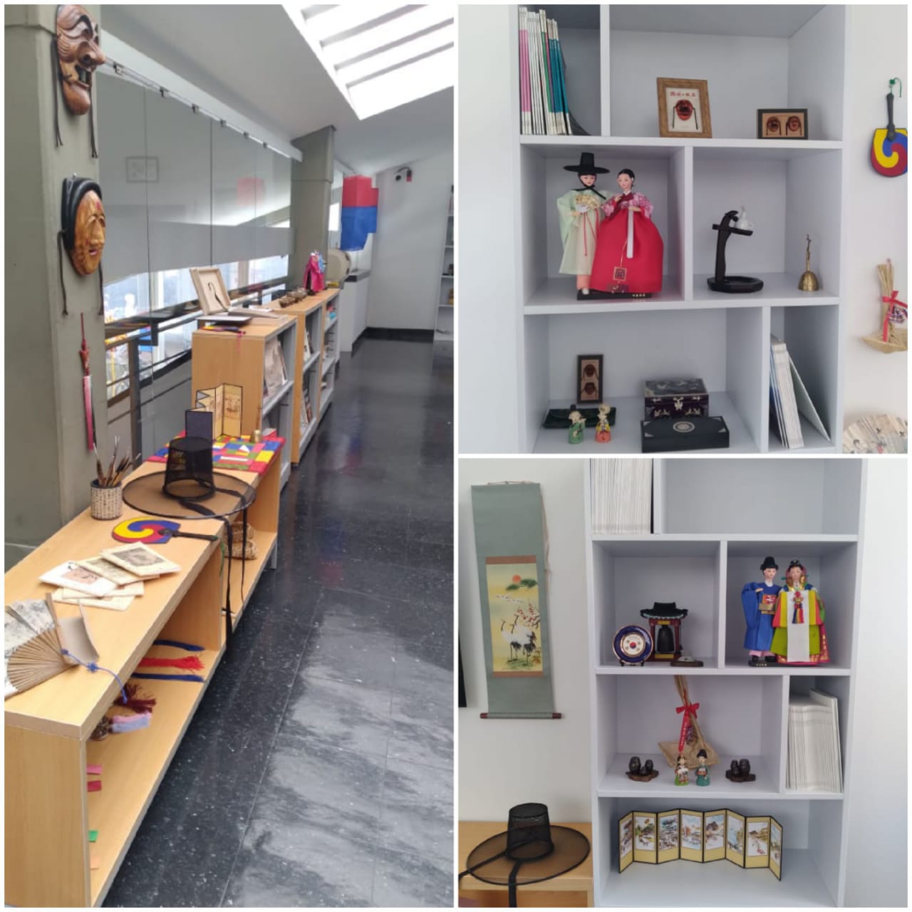 Se encuentran varios artesanías tradicionales de Corea en el Korea Corner. | Jeimi Villamizar, Unimedios