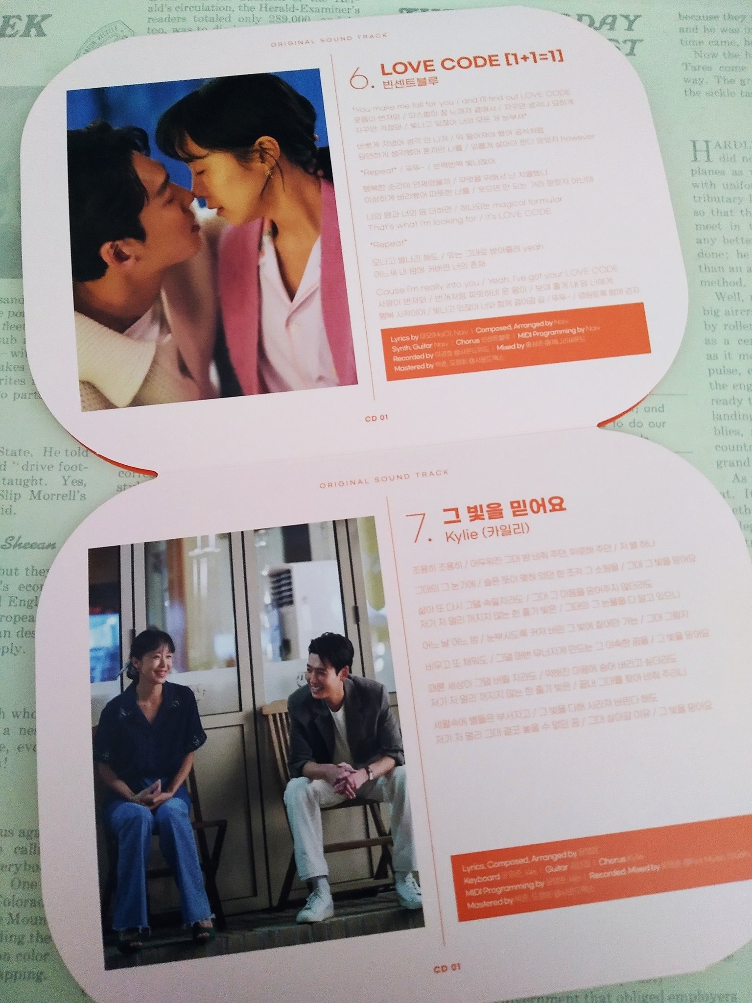 Photobook dans le coffret OST
