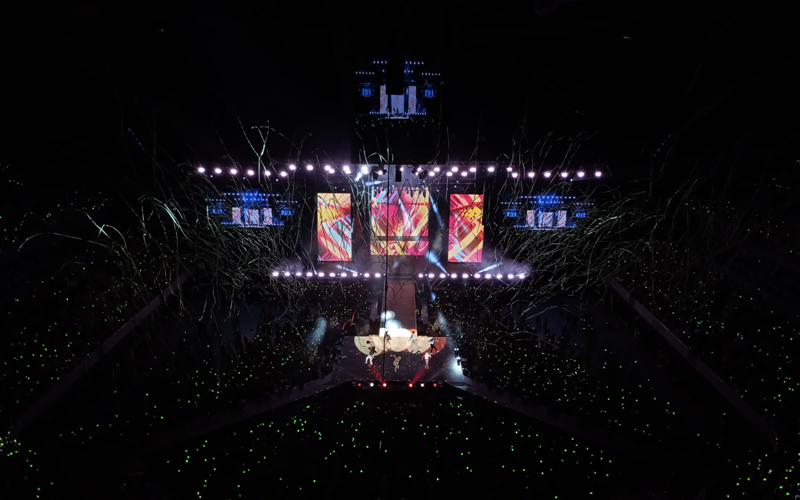 Los miembros de NCT Dream bailan al ritmo de sus canciones en el último concierto de su gira mundial 'The Dream Show 2: In A Dream', llevado a cabo el 11 de julio en la Arena CDMX, en la Ciudad de México. | Denisse Tavera Martínez 