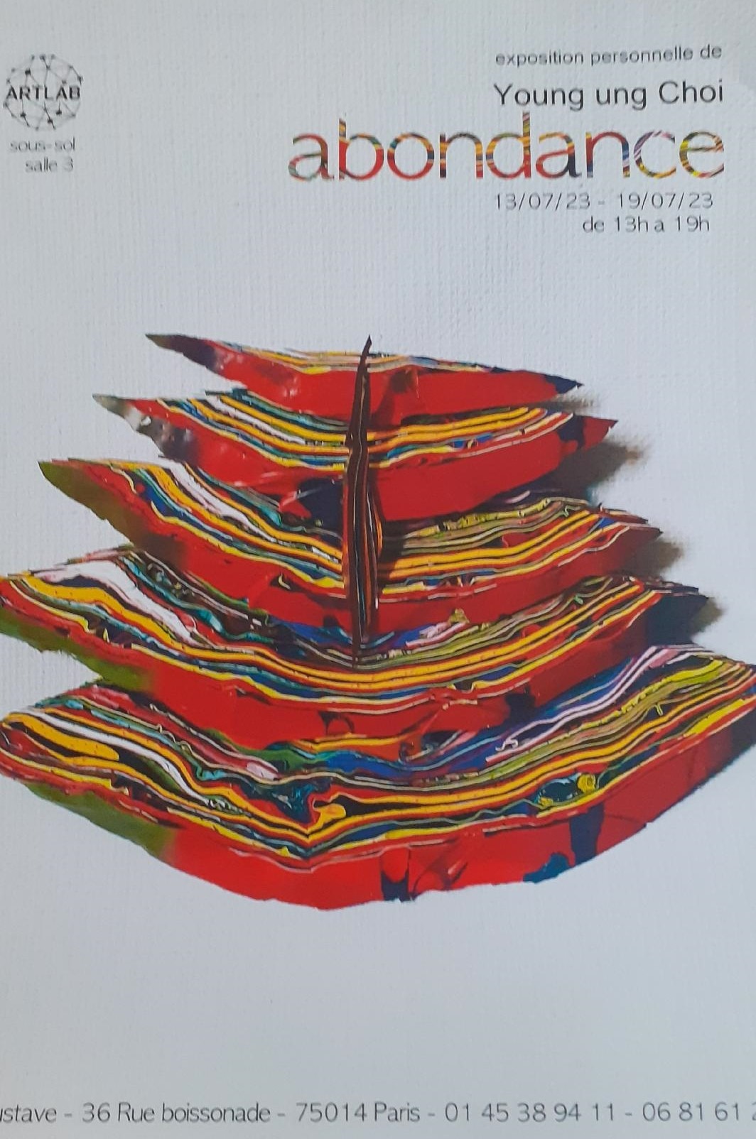 Affiche de l'exposition Abondance.